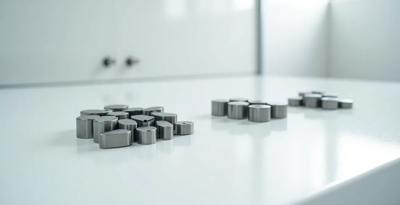 Comparaison visuelle du coût par pièce entre différents revêtements d'outils