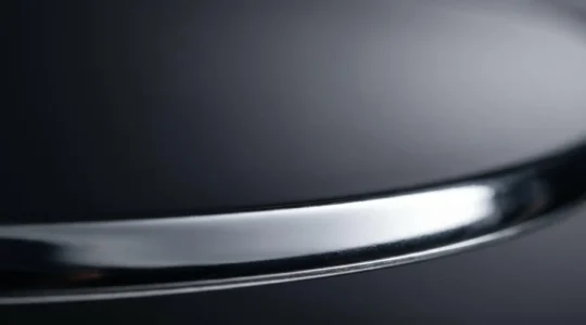Surface métallique polie présentant un fini miroir sans défaut, destinée à une application de prestige industriel